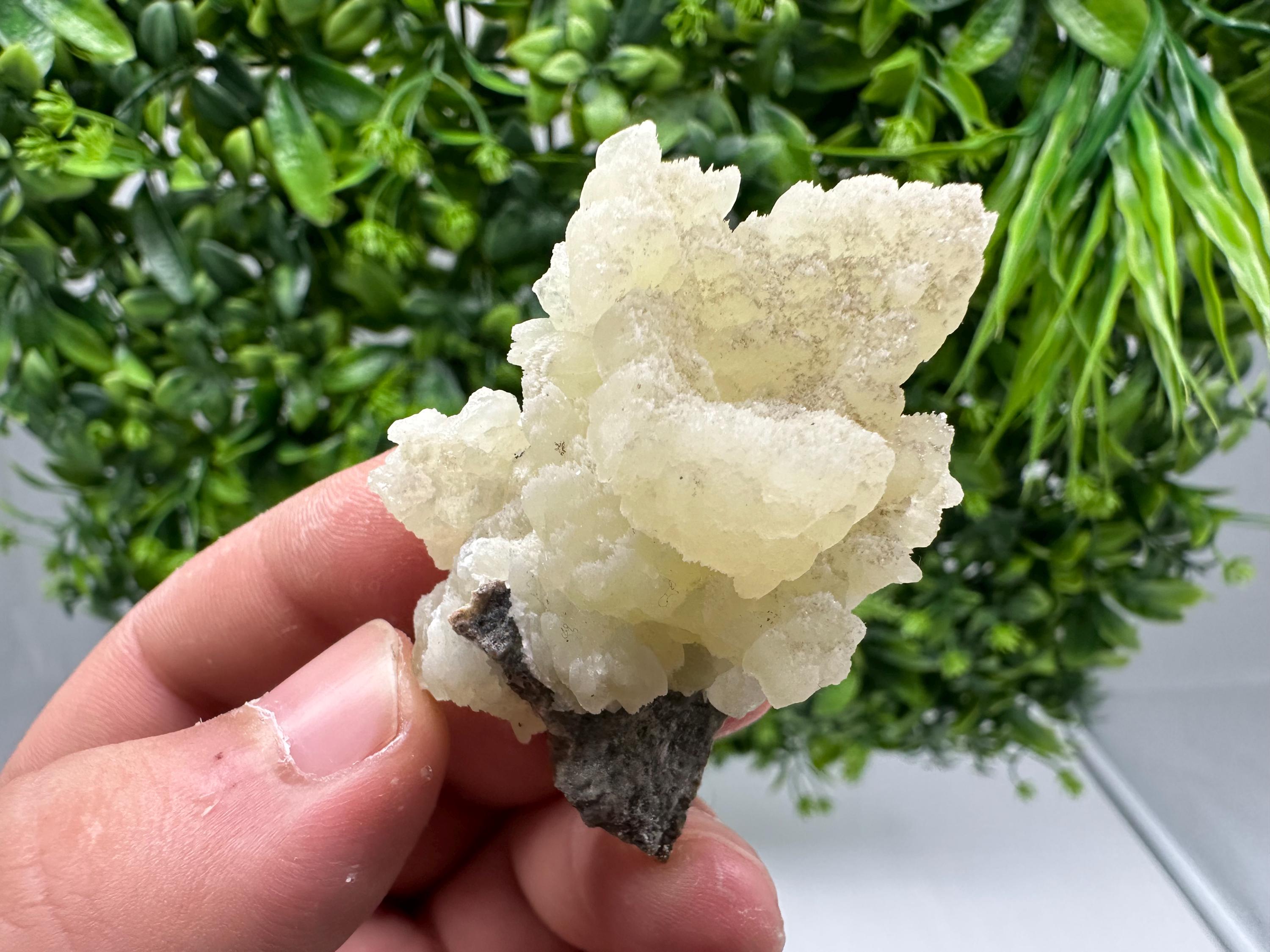 Wonderful and Rare Calcite on Matrix,from 9th September mine,Bulgaria,natural minerals souvenir,gift,home decor,collection Calcite cluster