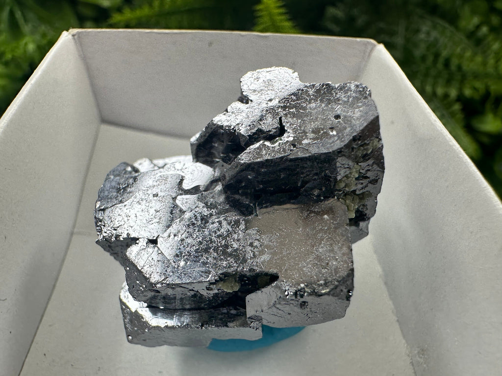 Shiny Galena Cluster: Borieva Mine, Madan, Bulgaria