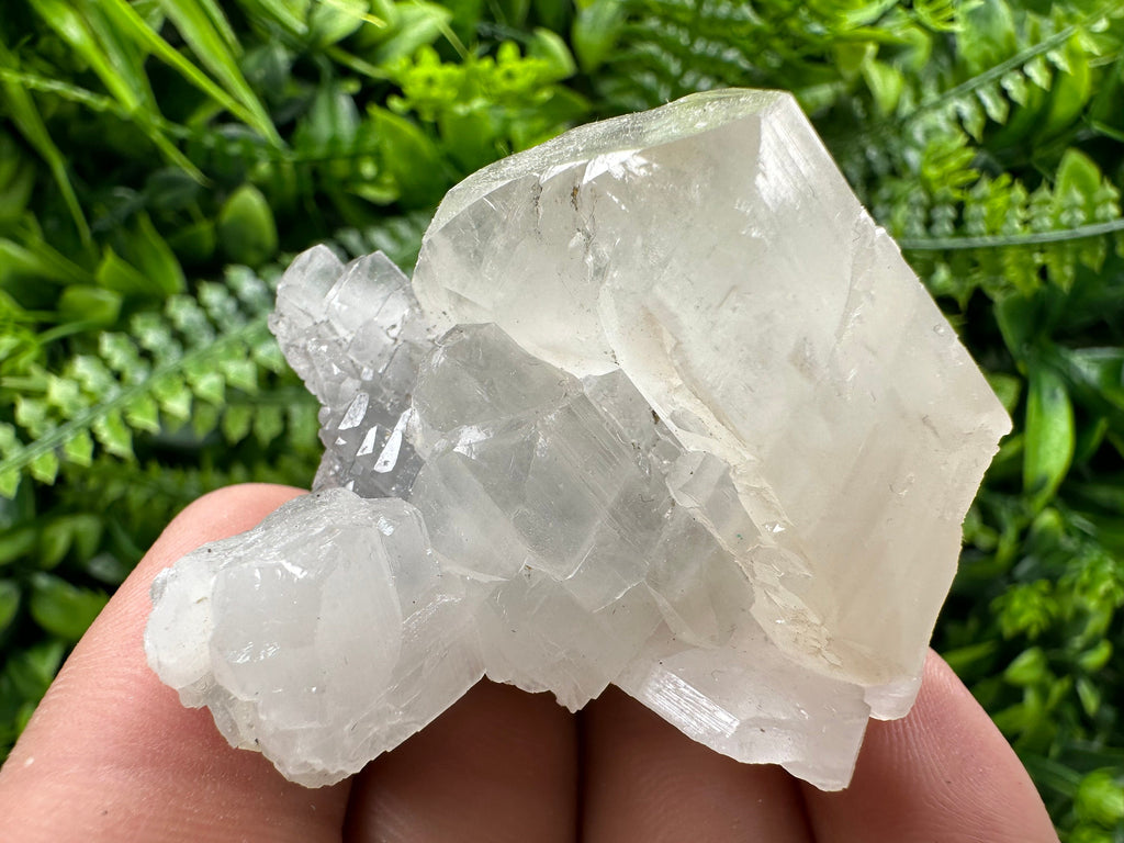 Spanish Calcite Mineral Specimen with Yellow Fluorite