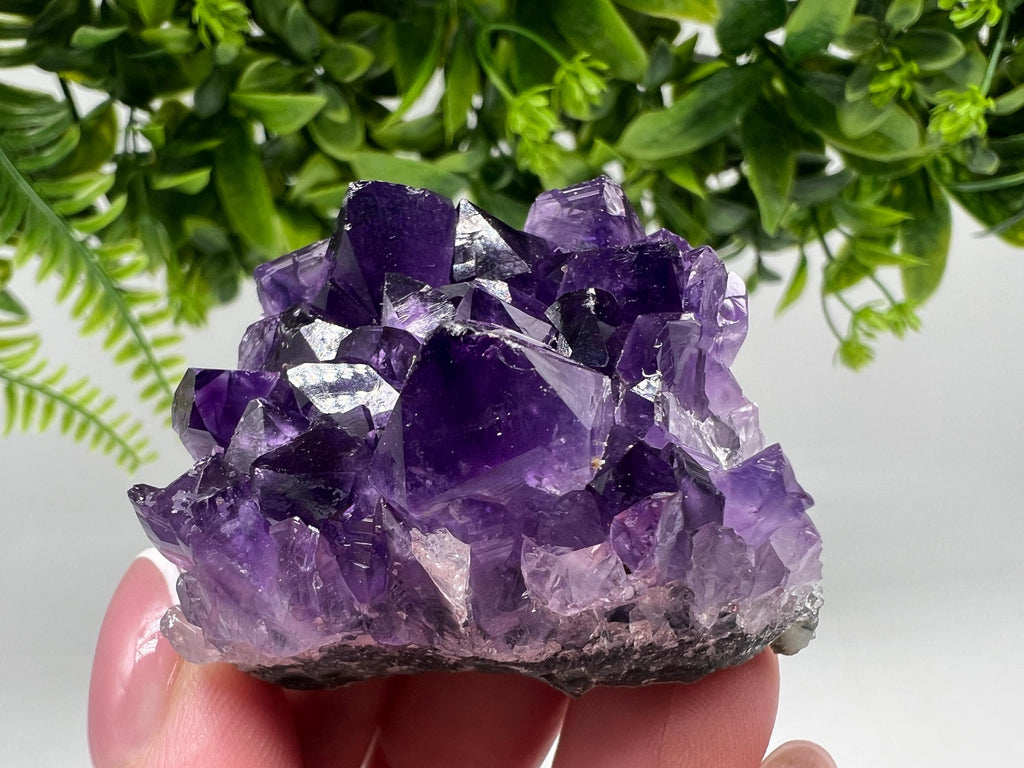 Uruguay Amethyst Crystal: Purple Quartz Home Decor, Energy Stone