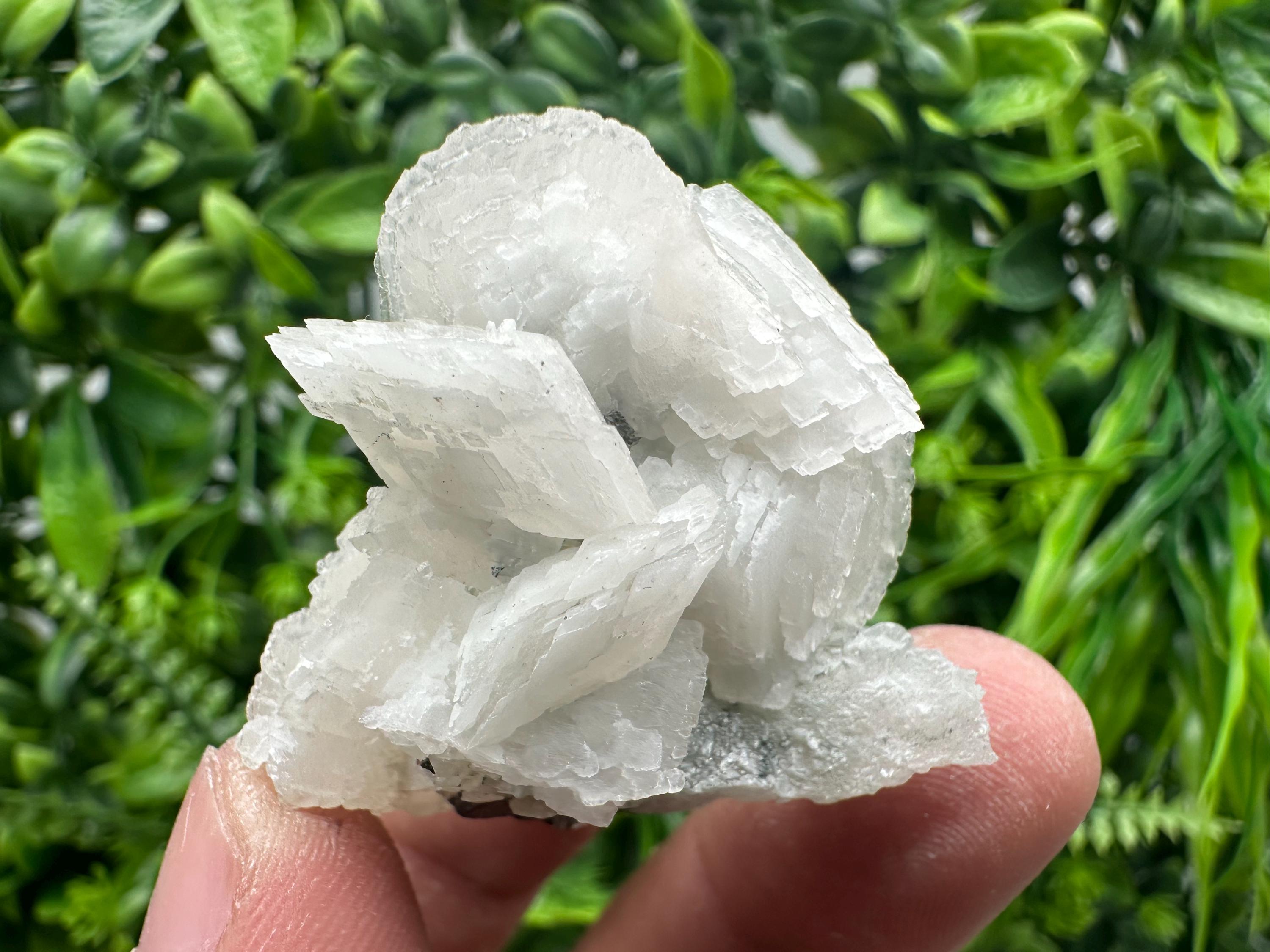Calcite on Quartz with Sphalerite, Borieva Mine Mineral Specimen
