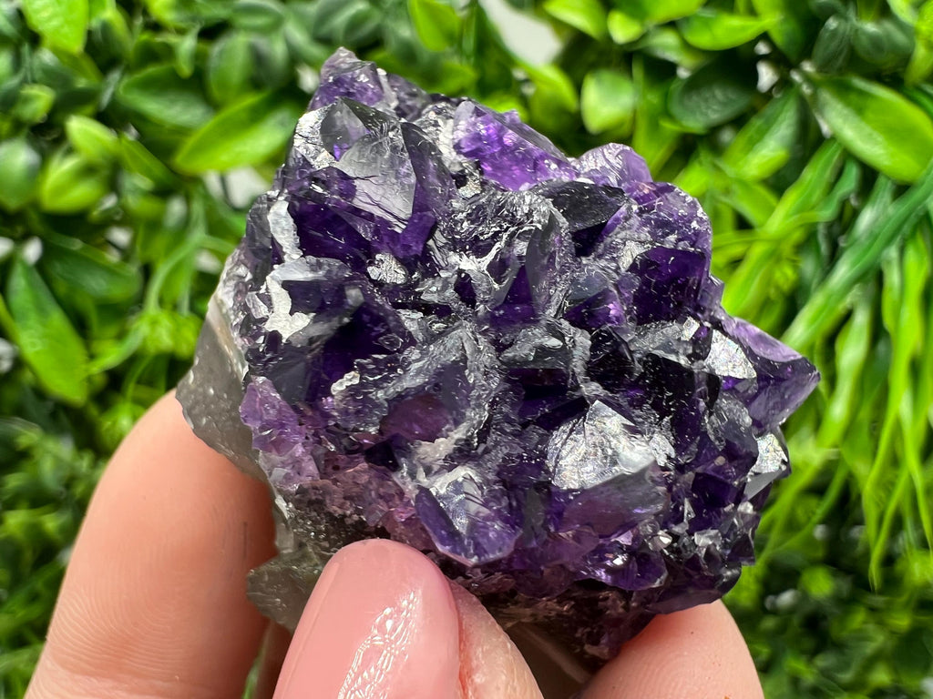 Uruguay Amethyst Crystal: Purple Quartz Home Decor, Energy Stone