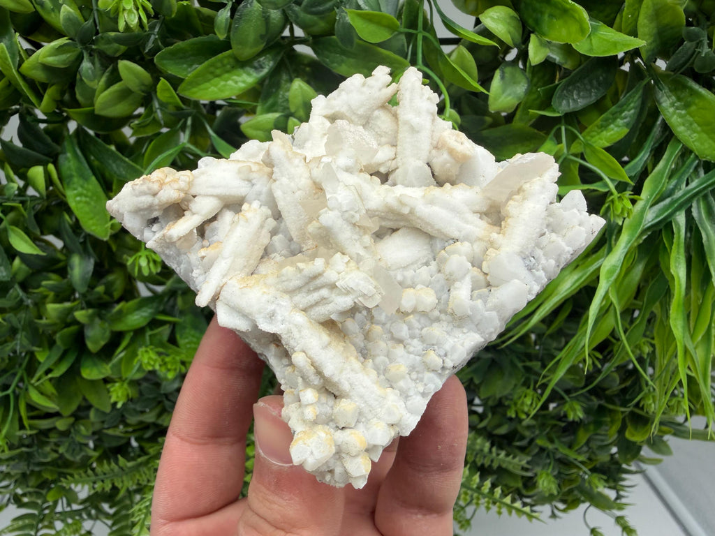 Calcite on Aragonite: Djurcovo Mine, Bulgaria Crystal