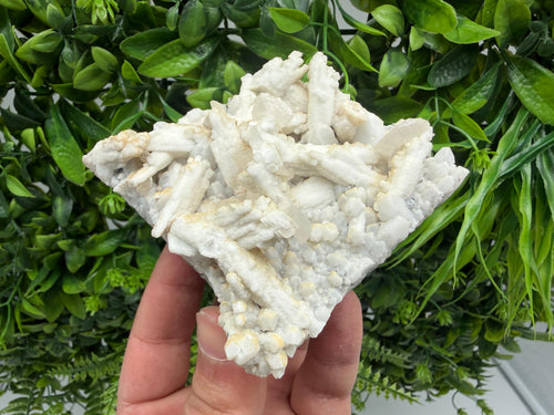 Calcite on Aragonite: Djurkovo Mine, Bulgaria Crystal
