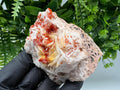 Red Vanadinite on Barite from Marocco,crystal minerals Speciment cluster Vanadinite crystal Vanadinite Geology Vanadinite cluster minerals