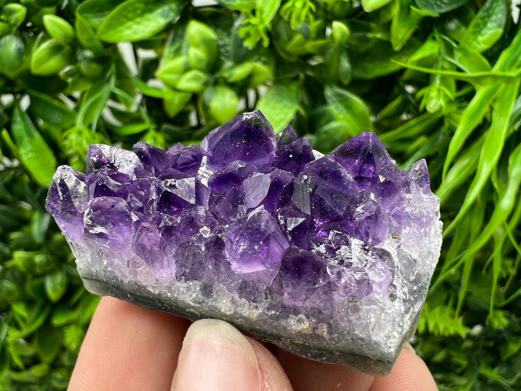 Uruguay Amethyst Crystal: Purple Quartz Home Decor, Energy Stone