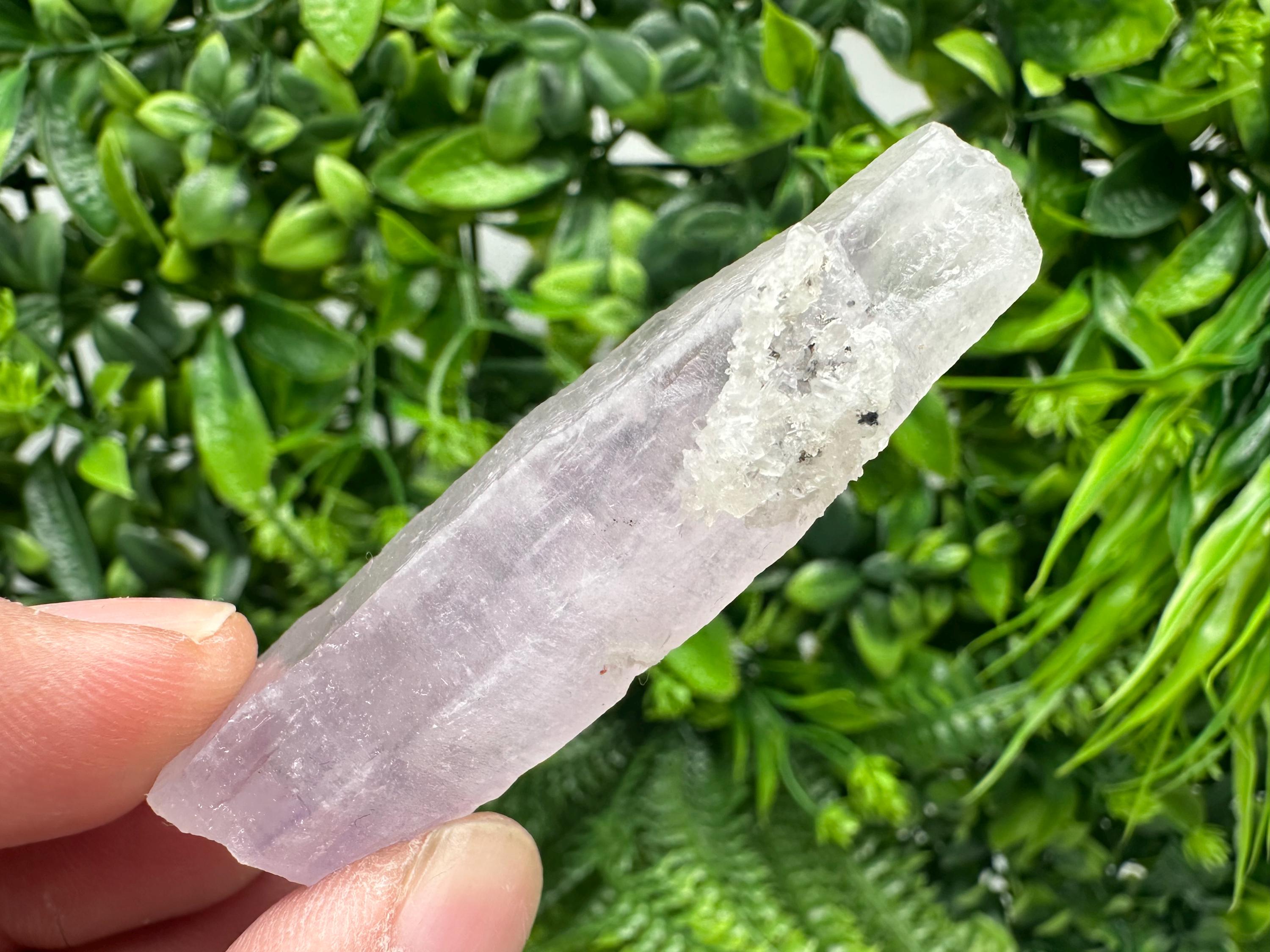 Amethyst Phantom Quartz Crystal with Chalcedony and Chlorite