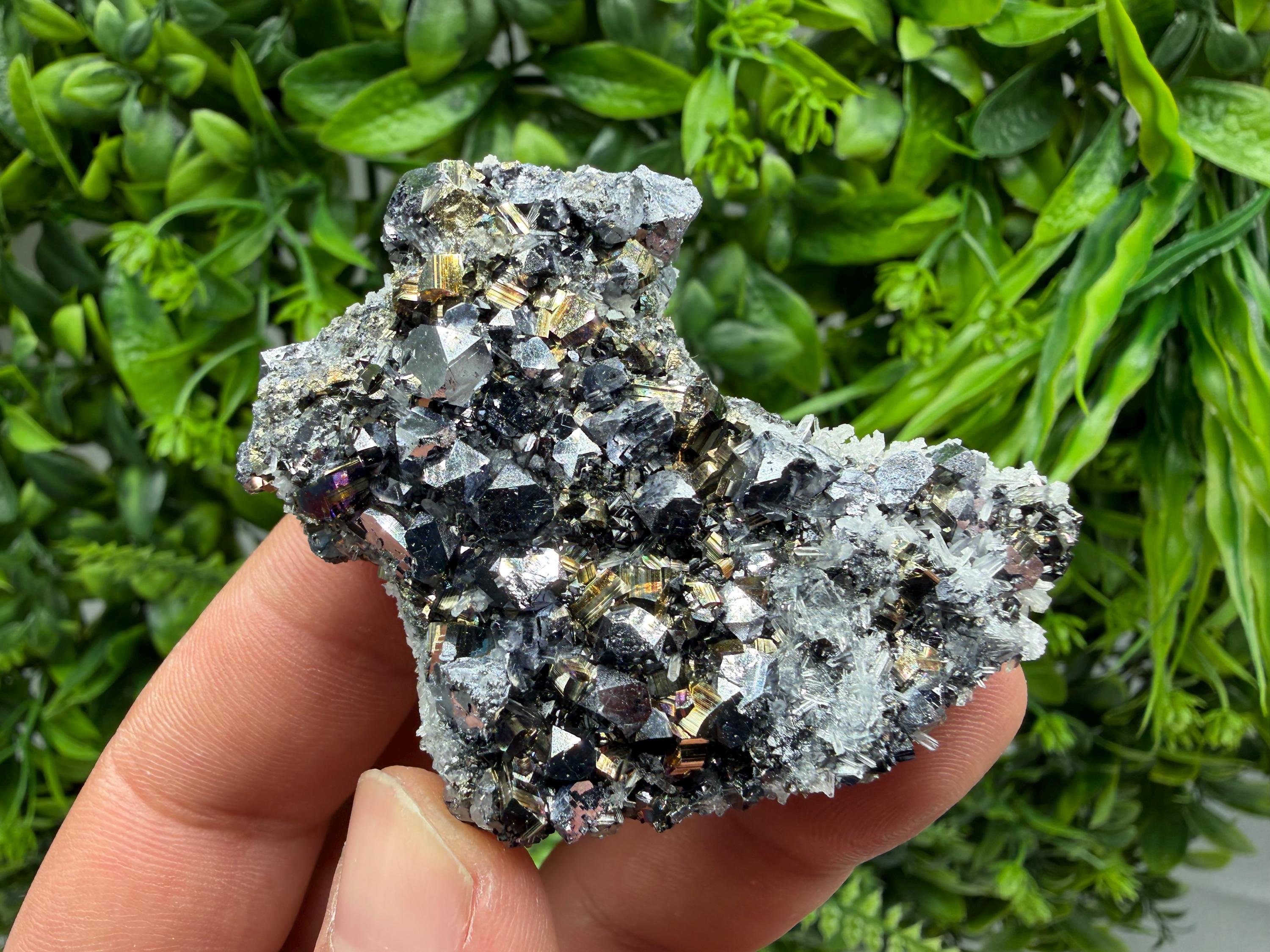 Galena Pyrite Sphalerite Quartz  Mineral Specimen, Krushev dol Mine