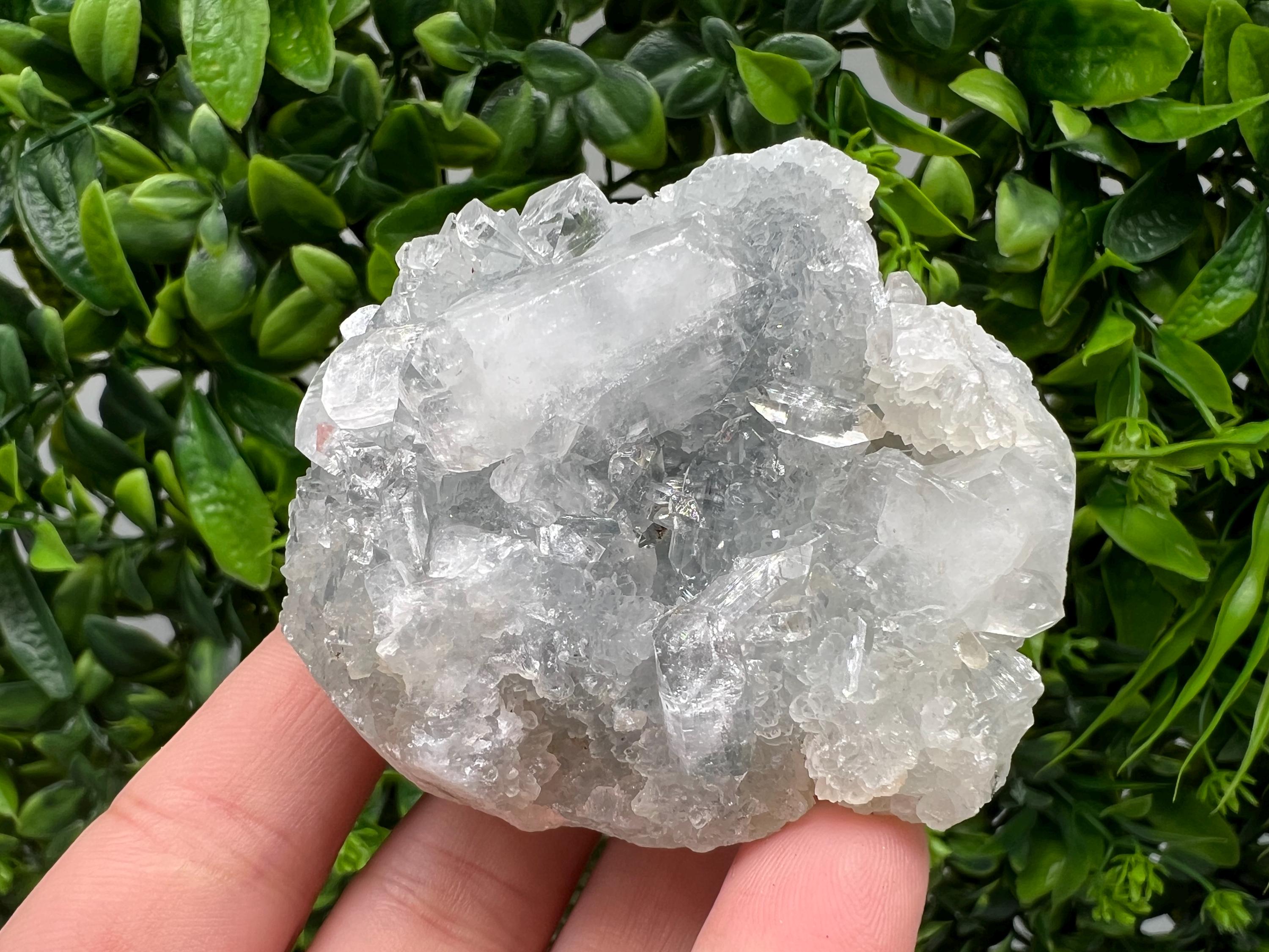STUNNING Transparent Apophyllite on Chalcedony,natural, collection minerals specimen,India Minerals,Crystal, Stone Mineral Specimens India