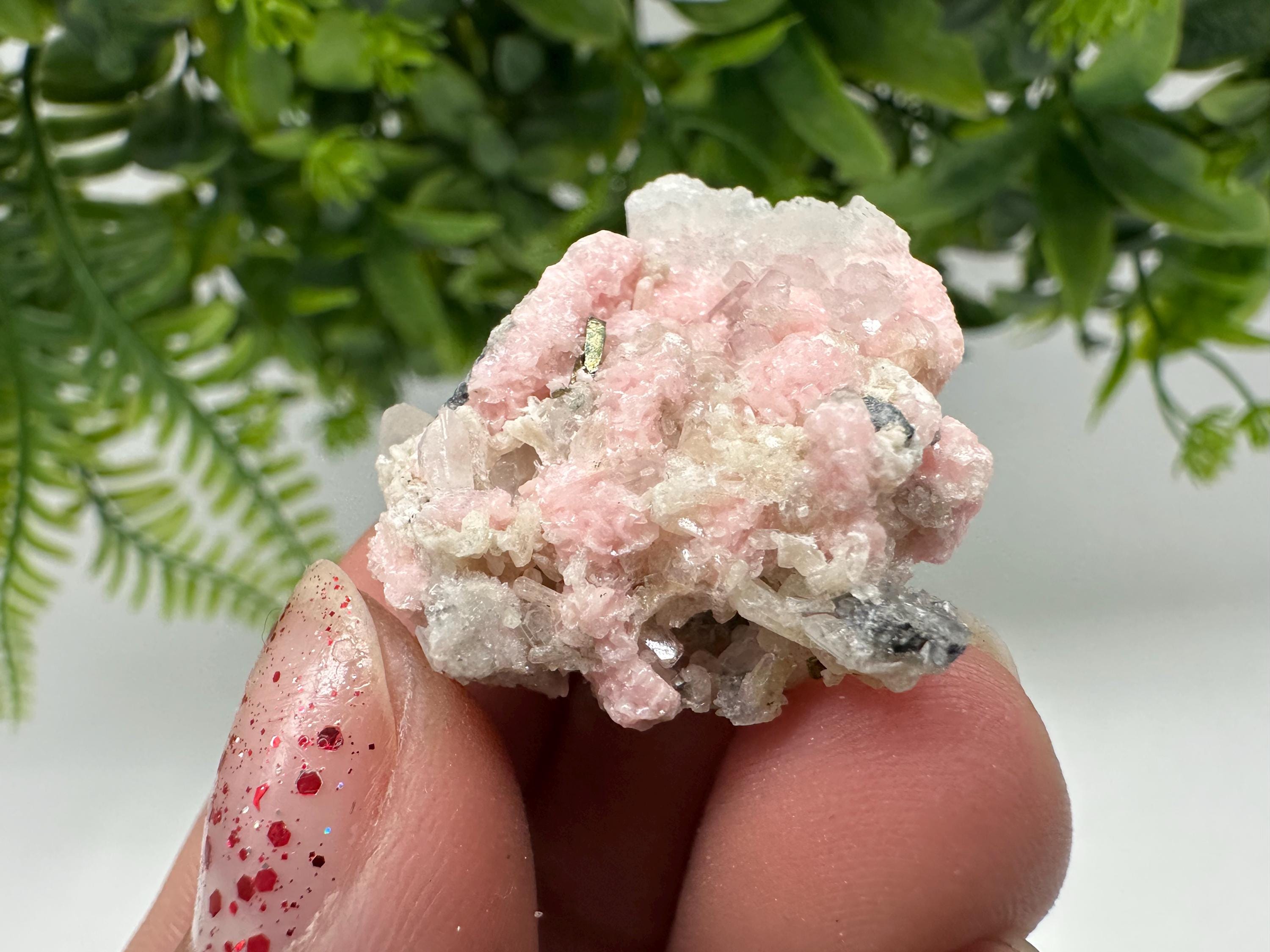 Pink Rhodochrosite Crystal: Starnica Mine, Bulgaria, Home Decor