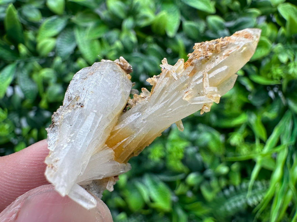 Quartz with Limonite, Iron Oxide Mineral Specimen