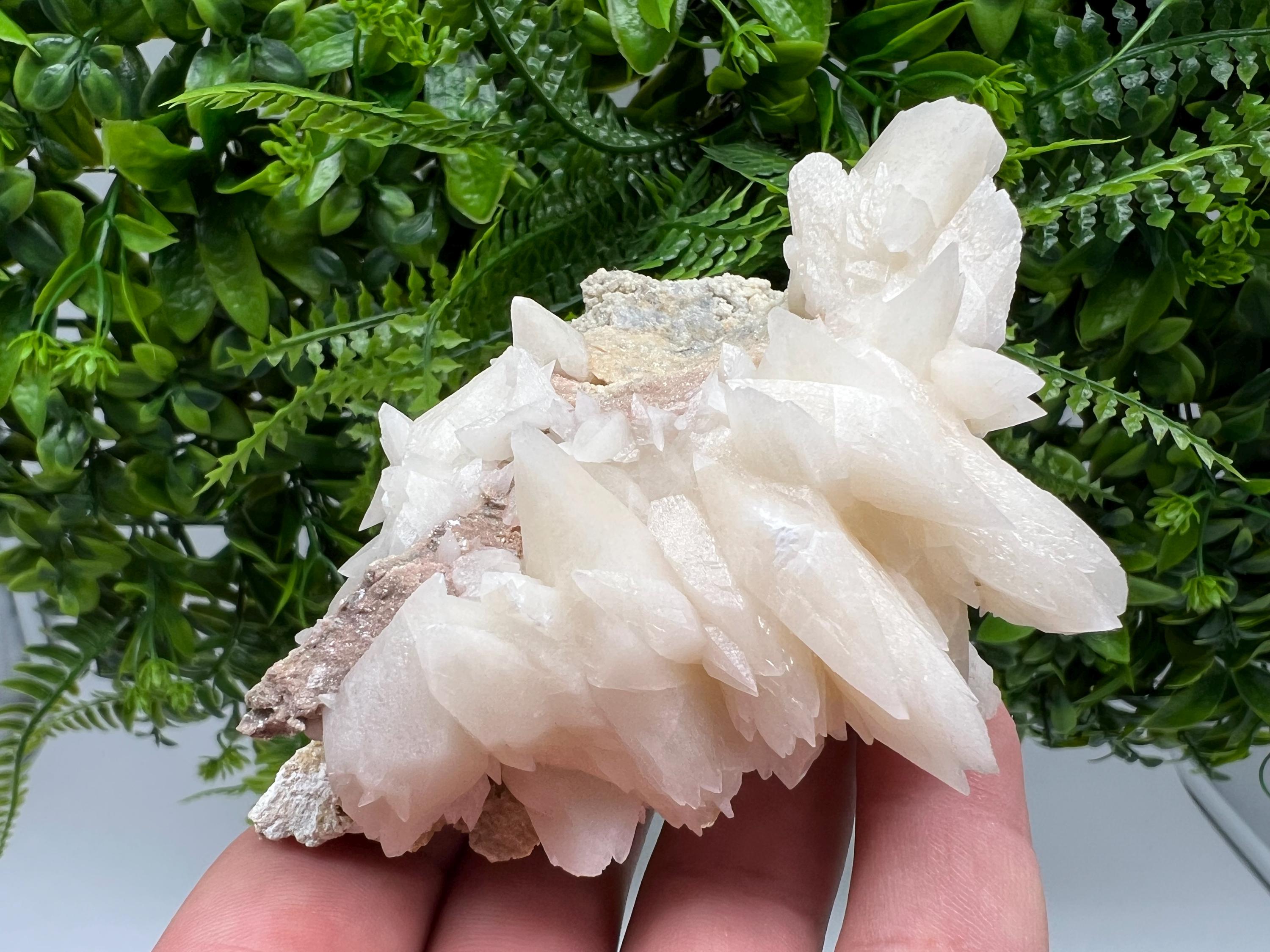 Calcite on Aragonite: Djurcovo Mine, Bulgaria Healing Crystal