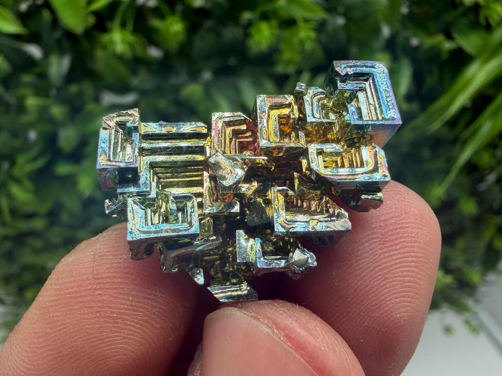 Rainbow Bismuth Crystal: Rare Gemstone Specimen,wholesale Bismuth