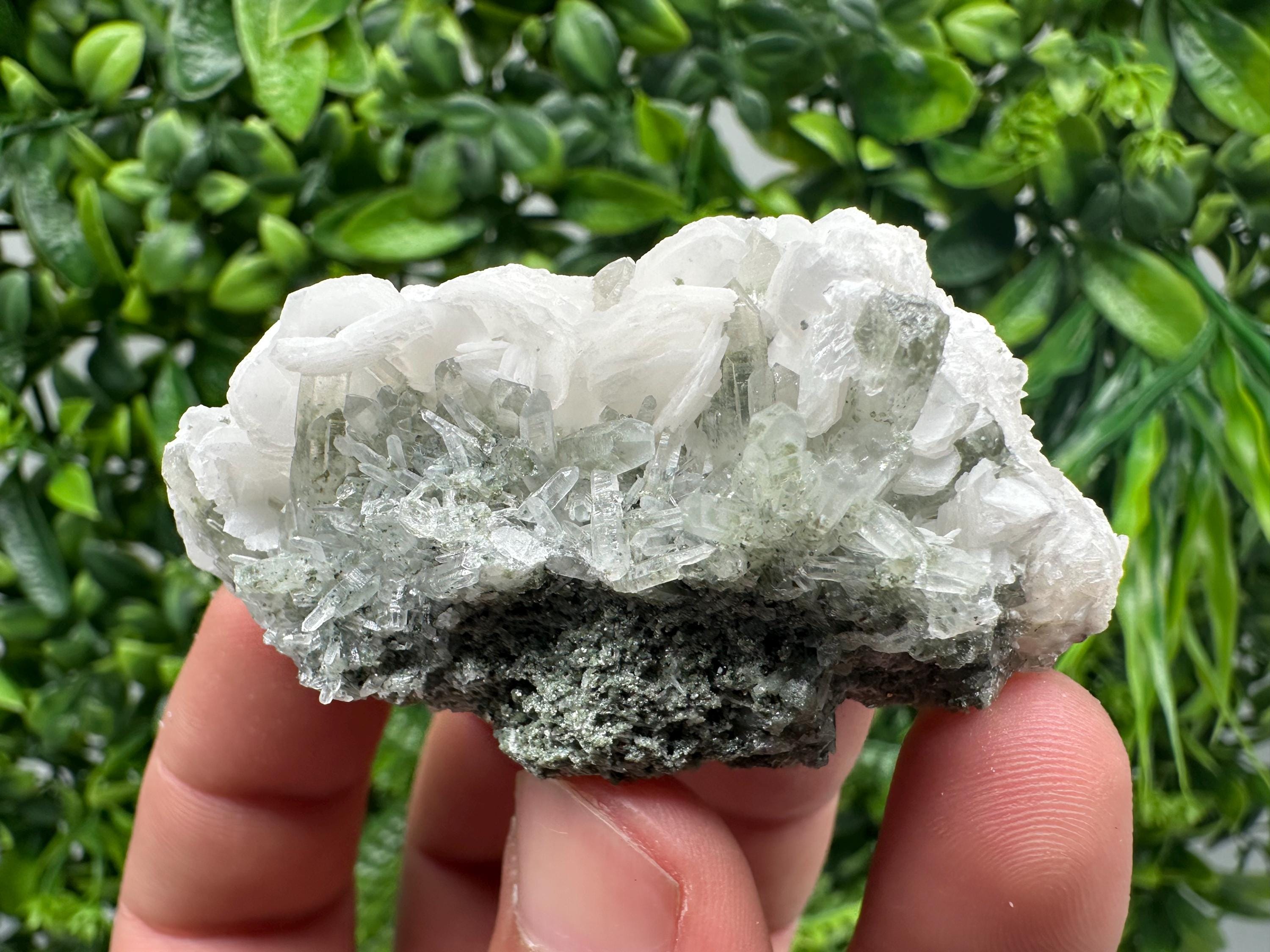 Calcite with Quartz: Natural Mineral Souvenir, Borieva Bulgaria
