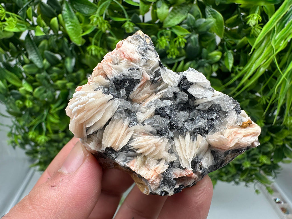 Wonderful Baryte with Cerussite on Galena from Morocco,Crystal, Mineral,Specimen,Cluster,Crystals,Barite Crystal,Cerussite Crystal,Specimen
