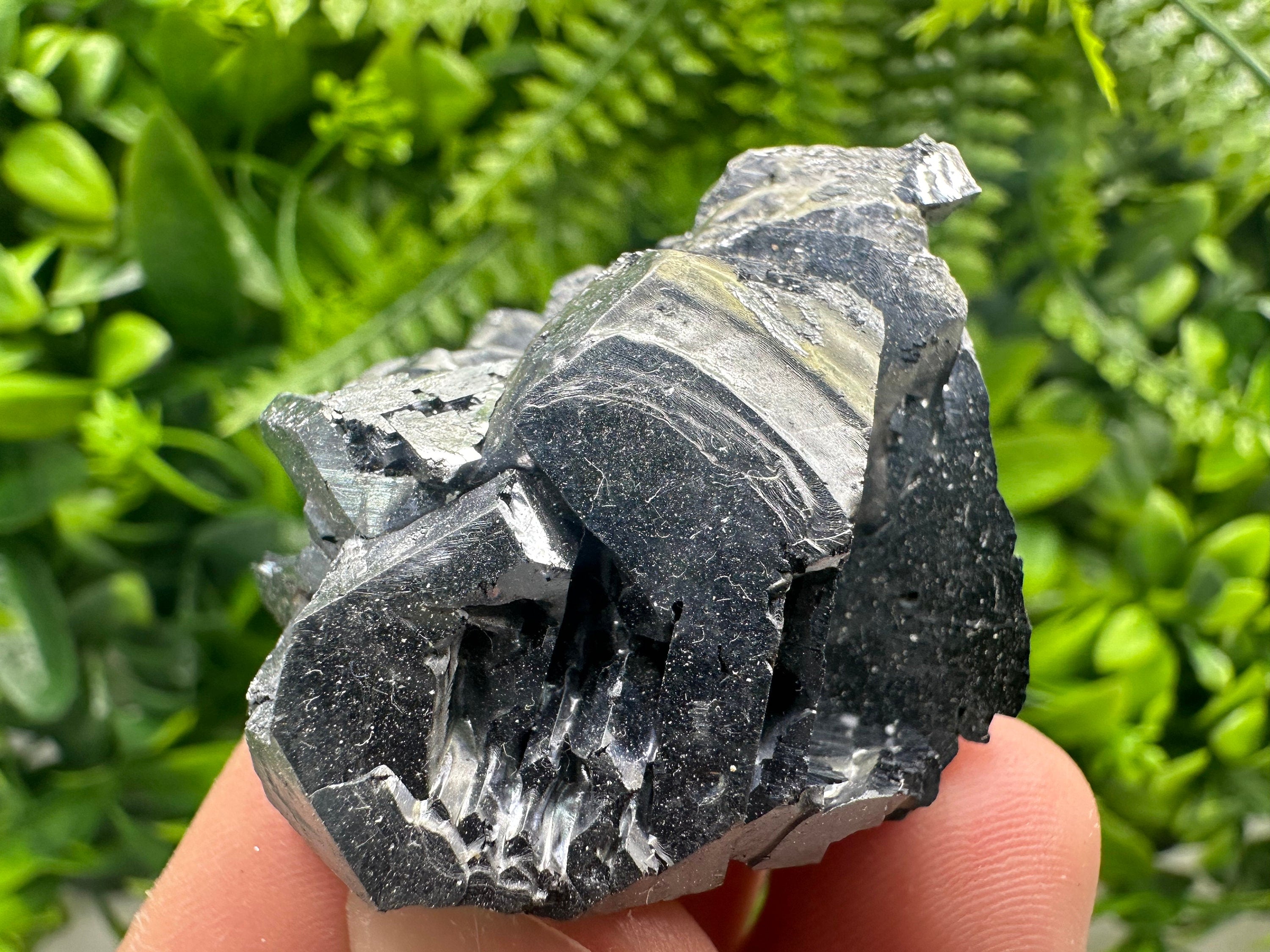 Galena on Sphalerite and Quartz, Borieva Mine Mineral Specimen