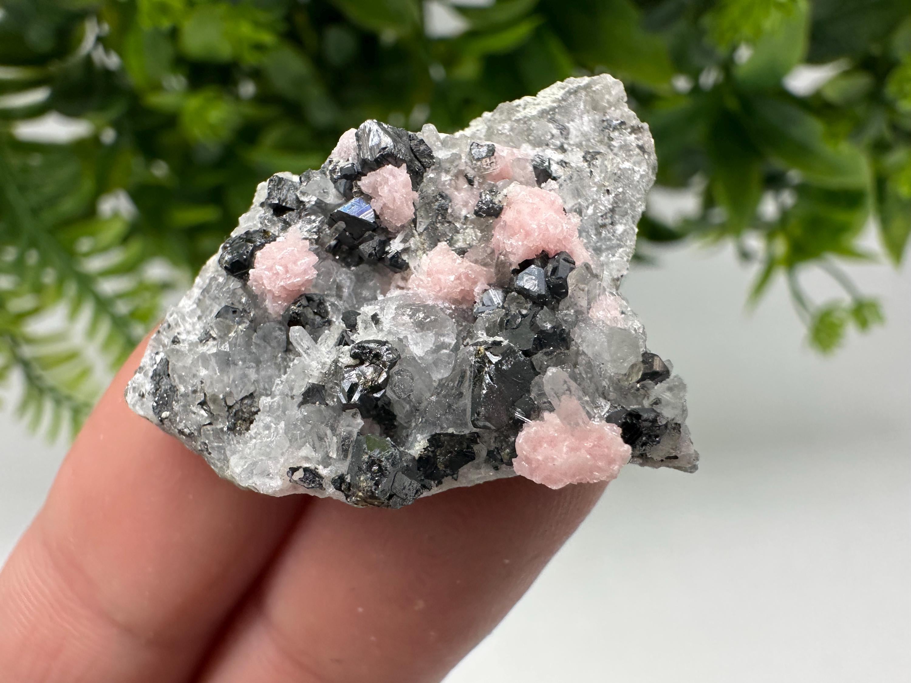 Pink Rhodochrosite Crystal: Starnica Mine, Bulgaria, Home Decor
