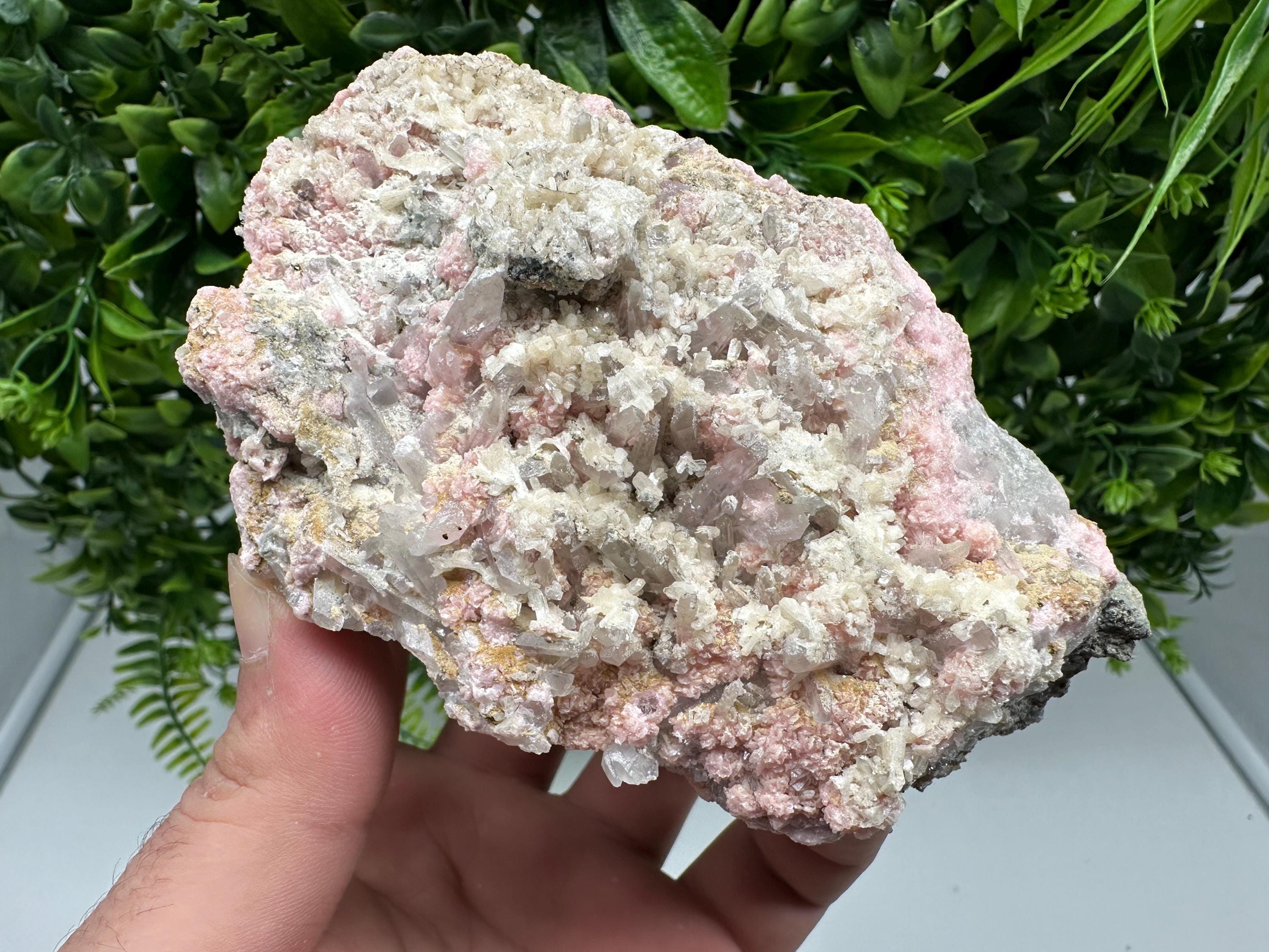 Pink Rhodochrosite Crystal, Starnica Mine, Bulgaria, Mineral Decor