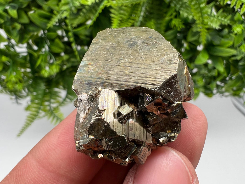 Red Pyrite Hematite Cluster, Borieva Mine Bulgaria, Home Decor Stone