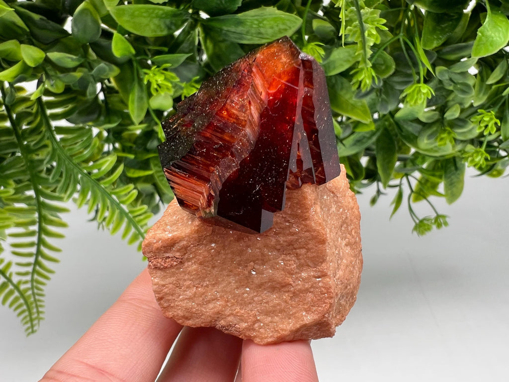 Orange-Brown Arcanite Mineral Specimen, Santa Ana Tin Mine