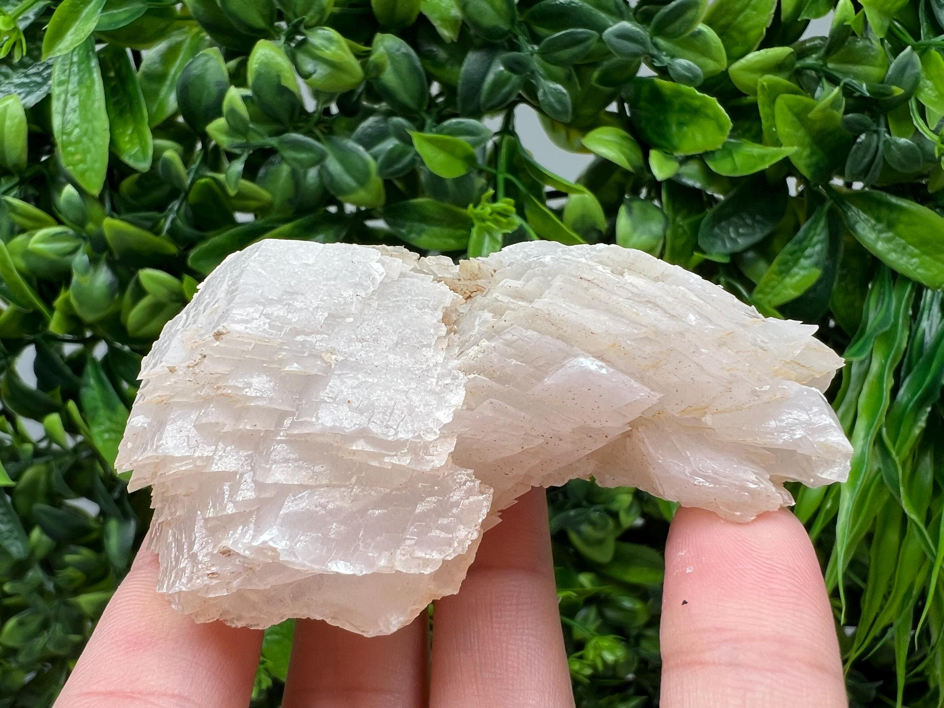Quartz Crystal with Calcite and Chlorite: Borieva Mine, Bulgaria