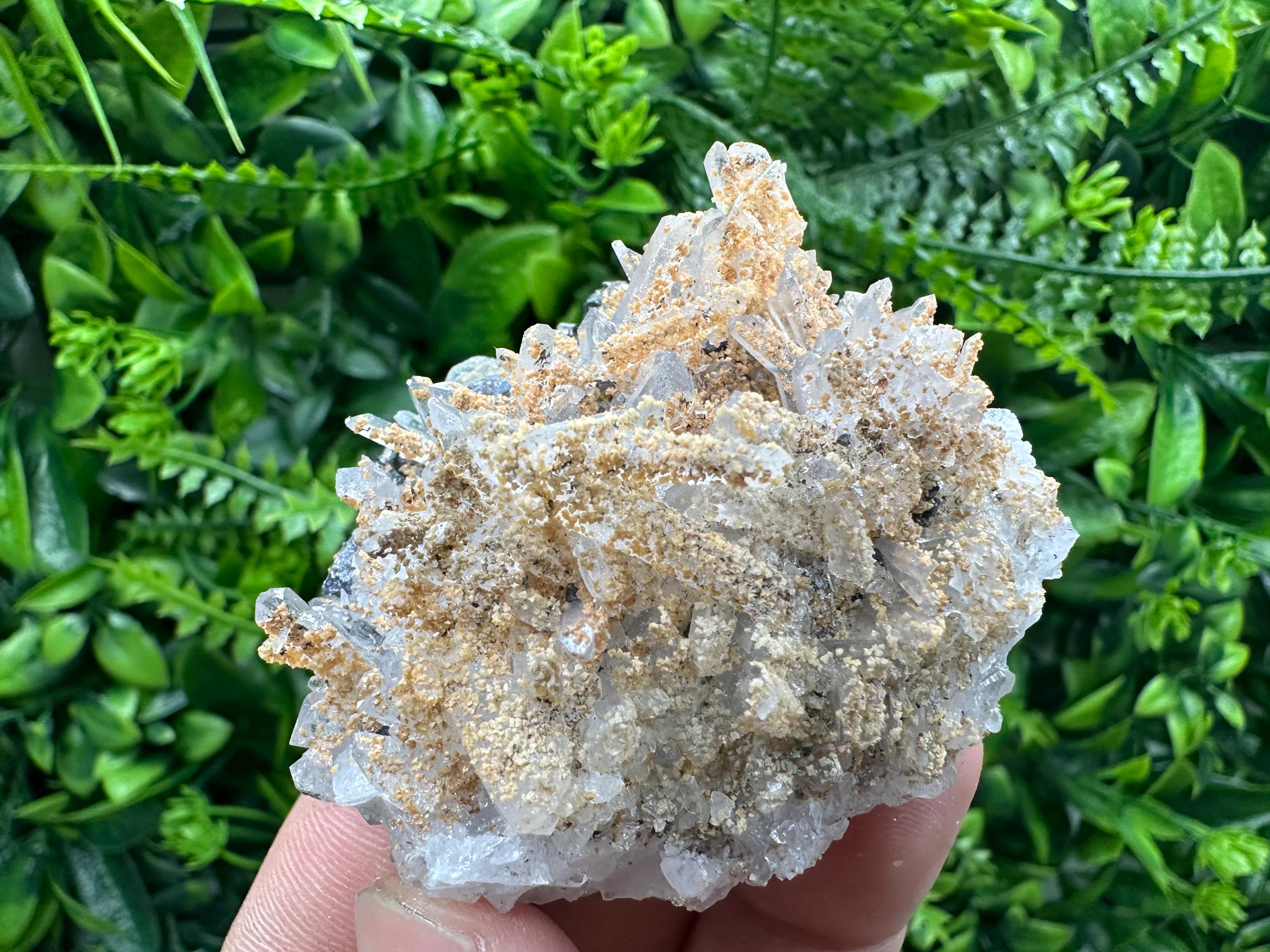 Quartz, Dolomite, Sphalerite & Galena Specimen from Bulgaria