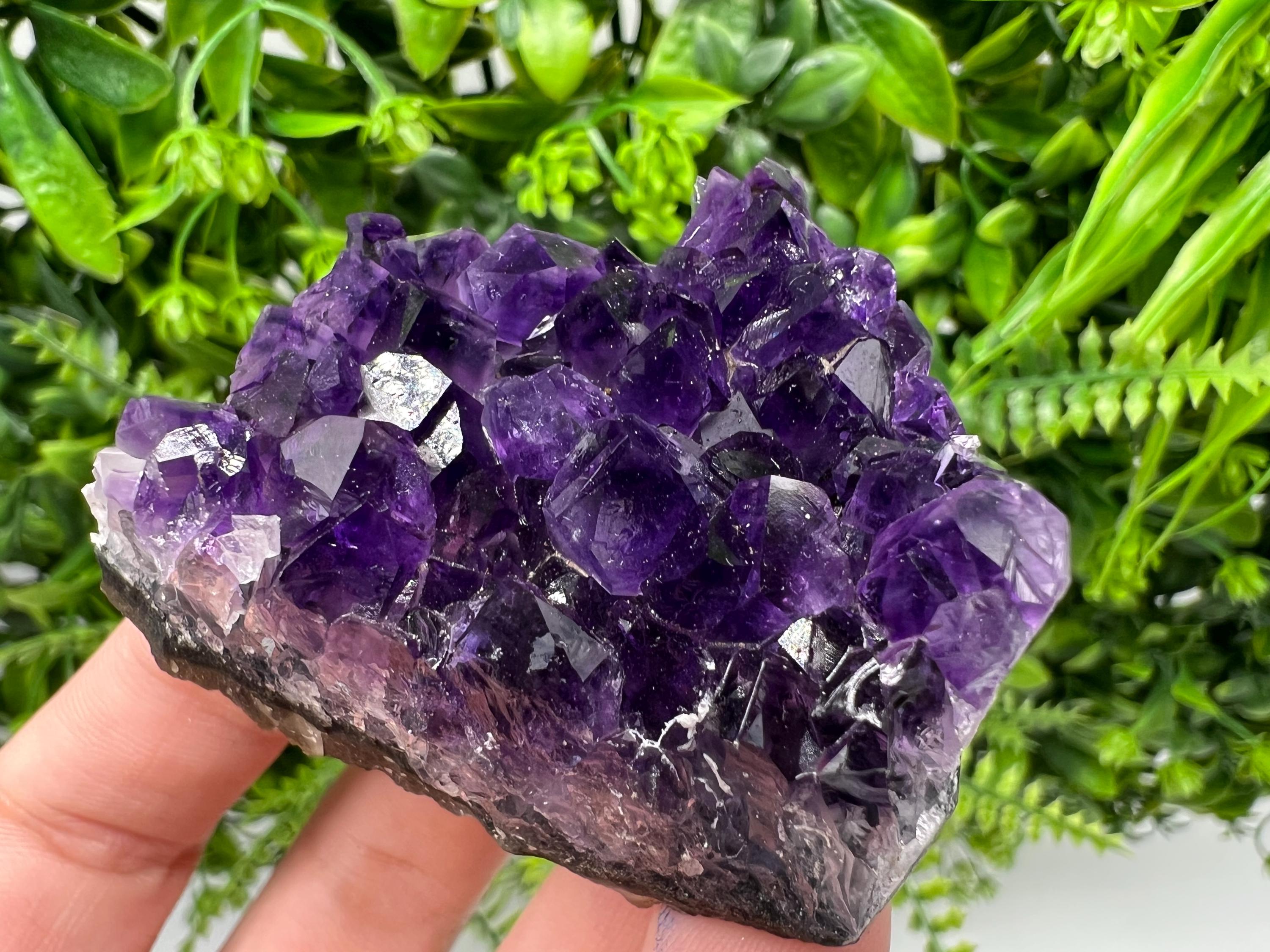 Purple Amethyst Crystal from Uruguay: Natural Energy Stone