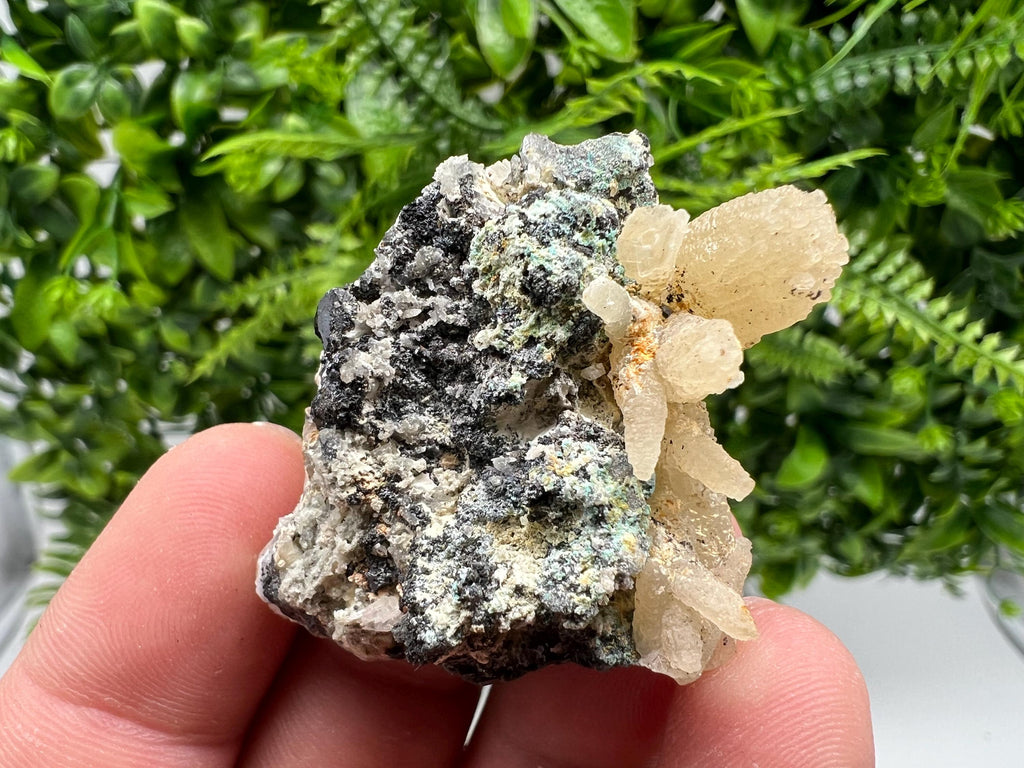 Natural Calcite Cluster: Bulgarian Mineral Specimen, Home Decor Stone