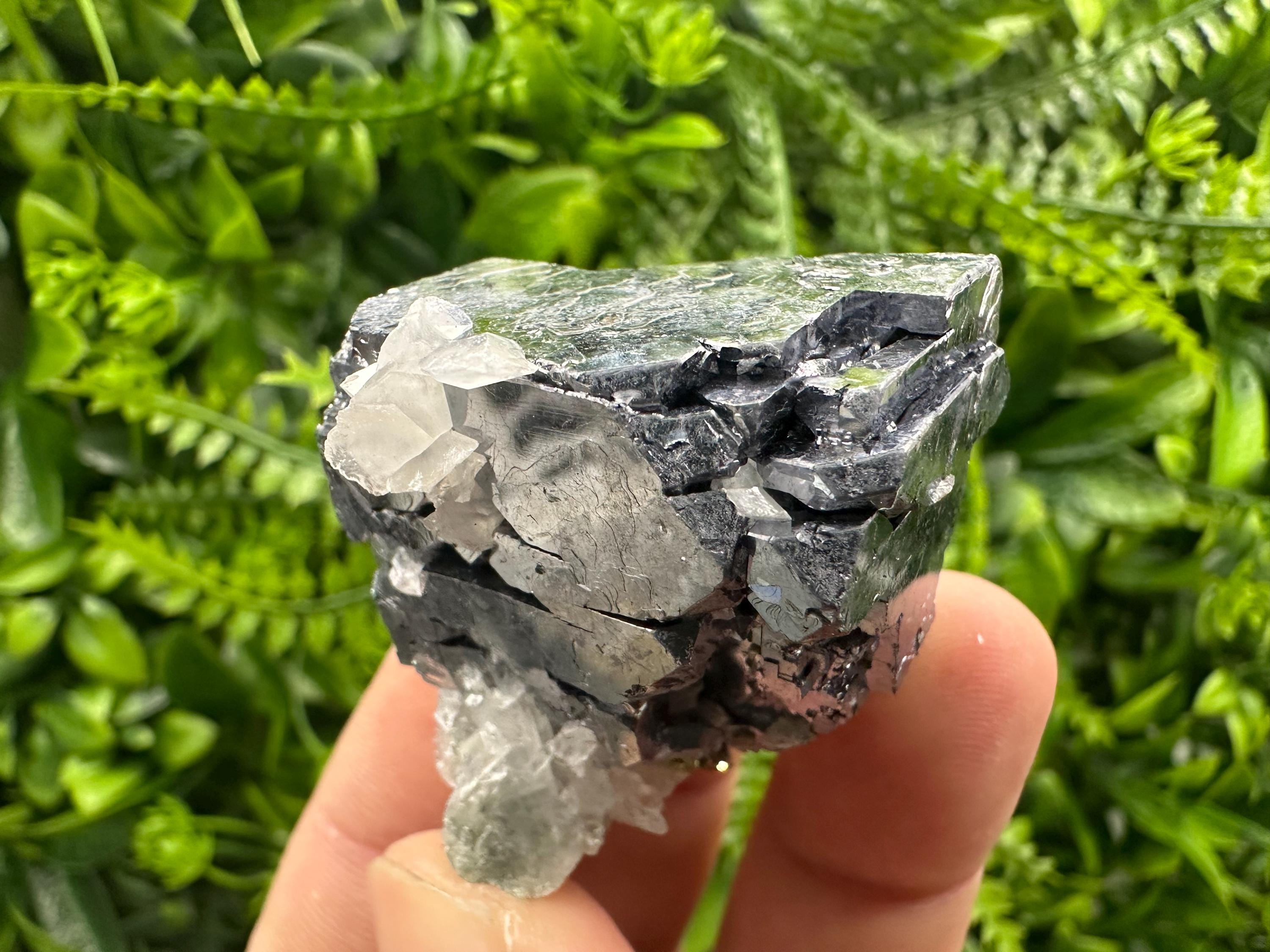 Quartz Galena Calcite Specimen: Borieva Mine, Bulgaria