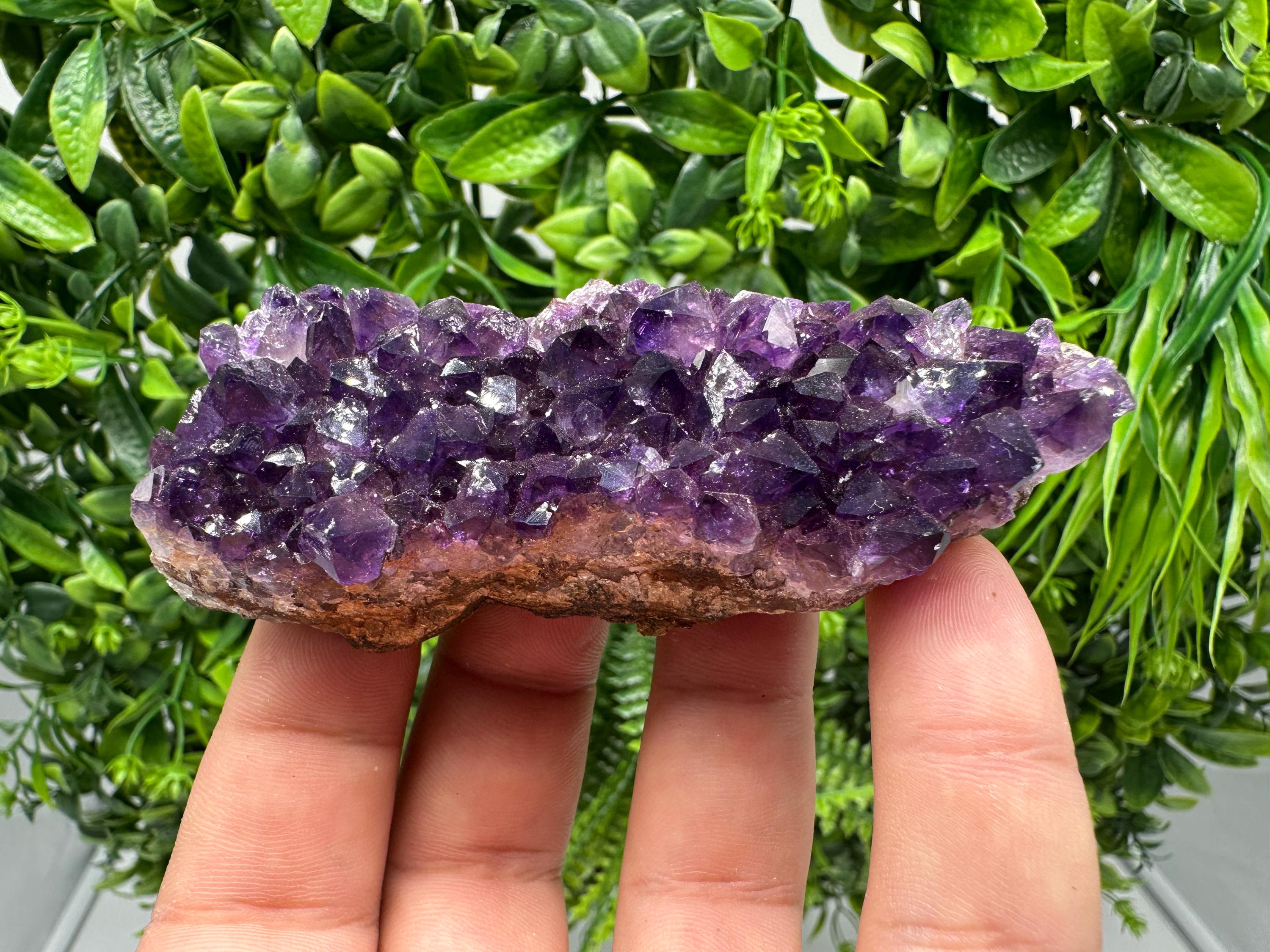 Uruguay Amethyst Crystal: Purple Quartz Phantom, Energy Decor