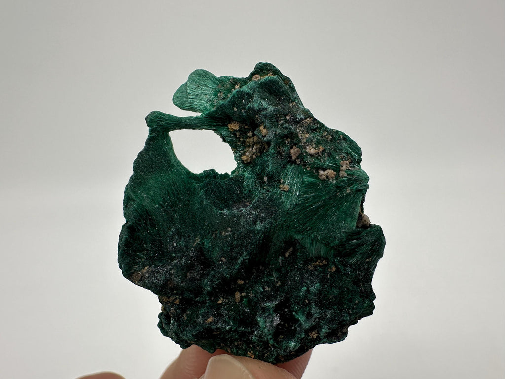 Green Polished Malachite Crystal, Congo Minerals, Chakra Stone