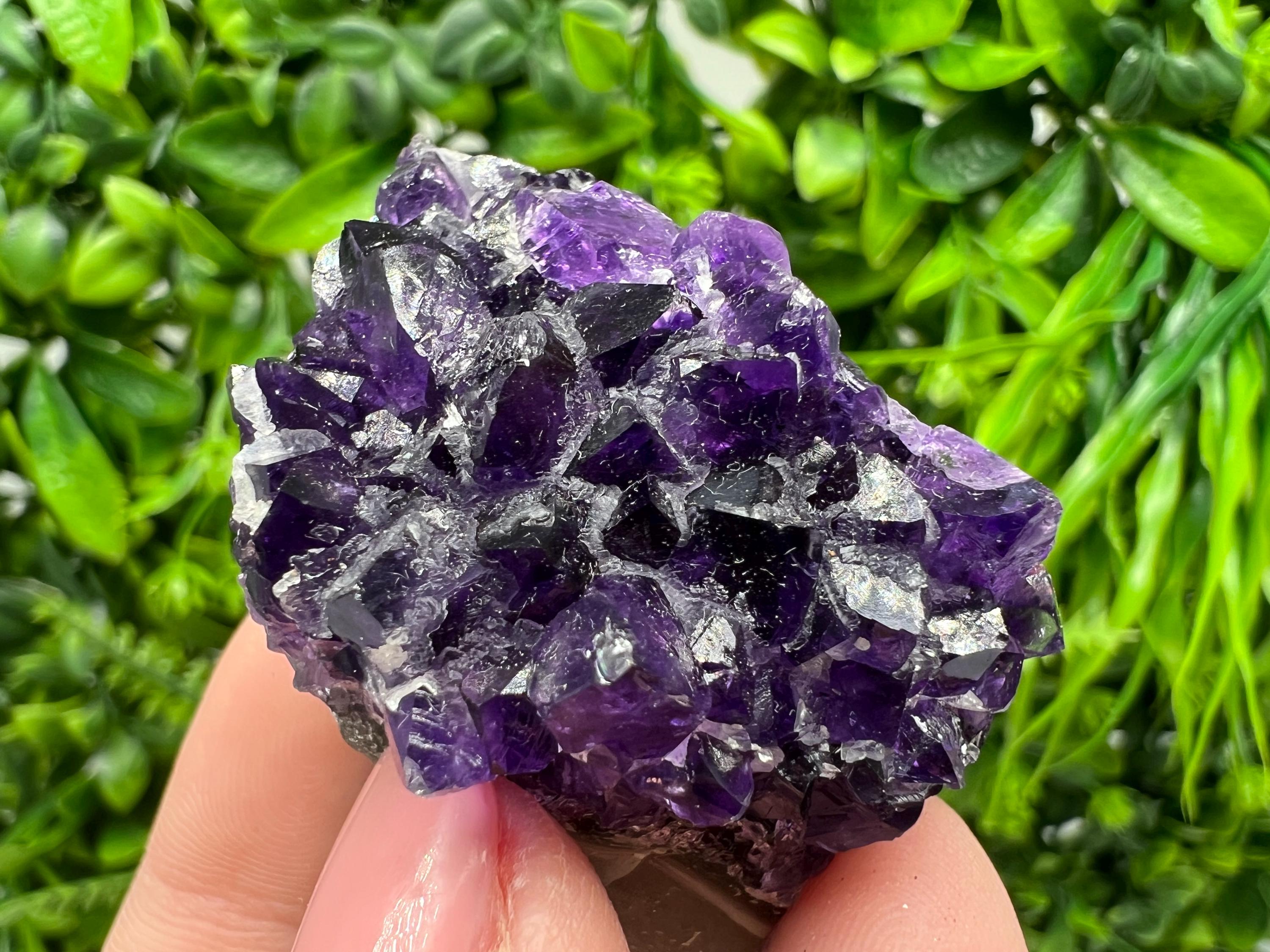 Uruguay Amethyst Crystal: Purple Quartz Home Decor, Energy Stone