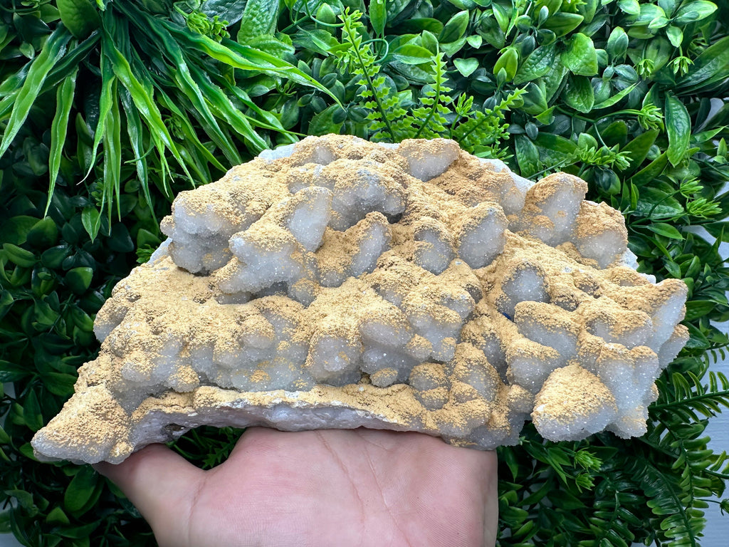 Large Chalcedony with Dolomite/Siderite, Krushev Dol Mine Mineral Specimen