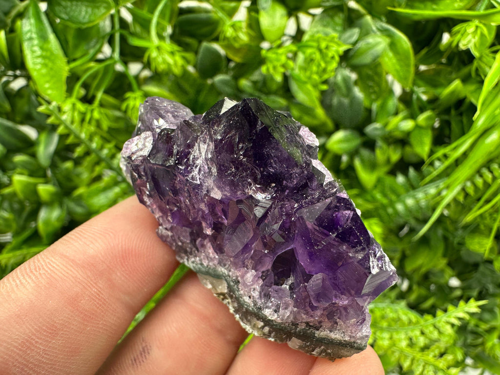 Uruguay Amethyst Crystal: Purple Quartz Home Decor, Energy Stone