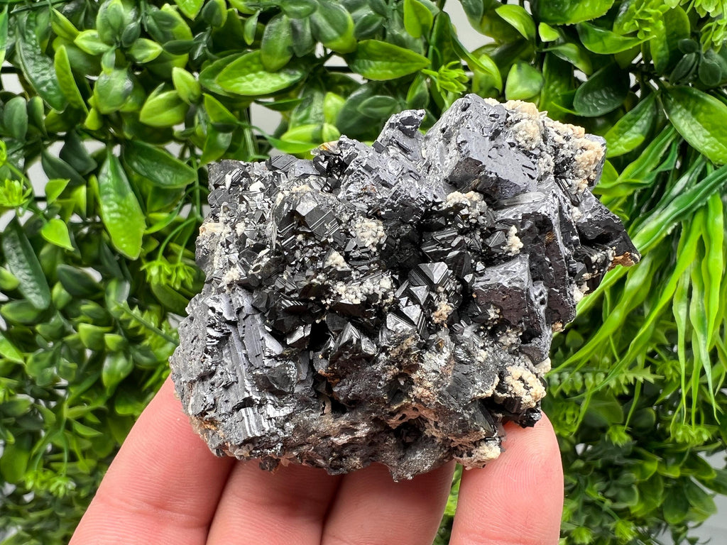 Skeleton Galena Cluster: Rare Morphology Crystal Mineral Souvenir