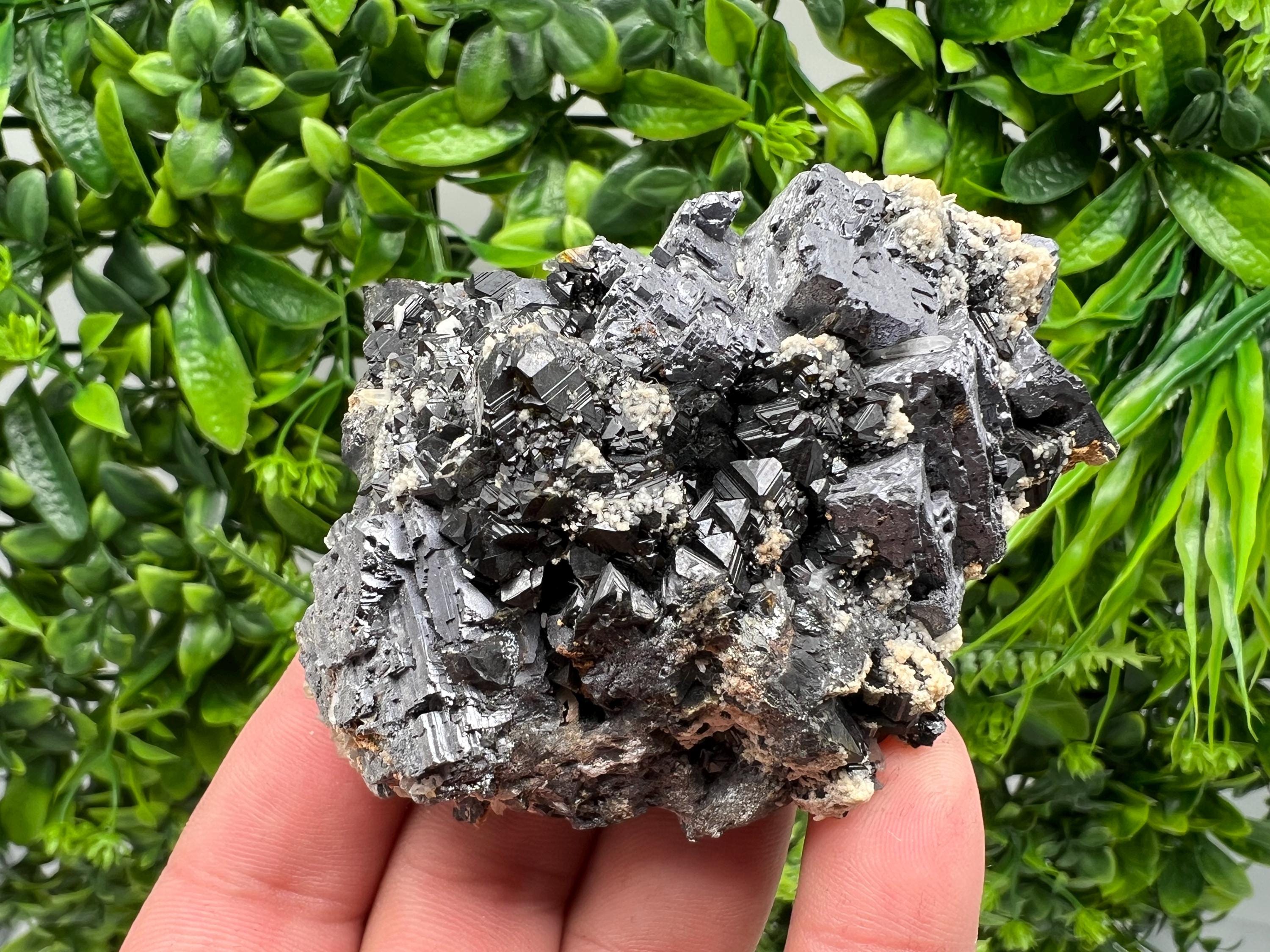 Skeleton Galena Cluster: Rare Morphology Crystal Mineral Souvenir