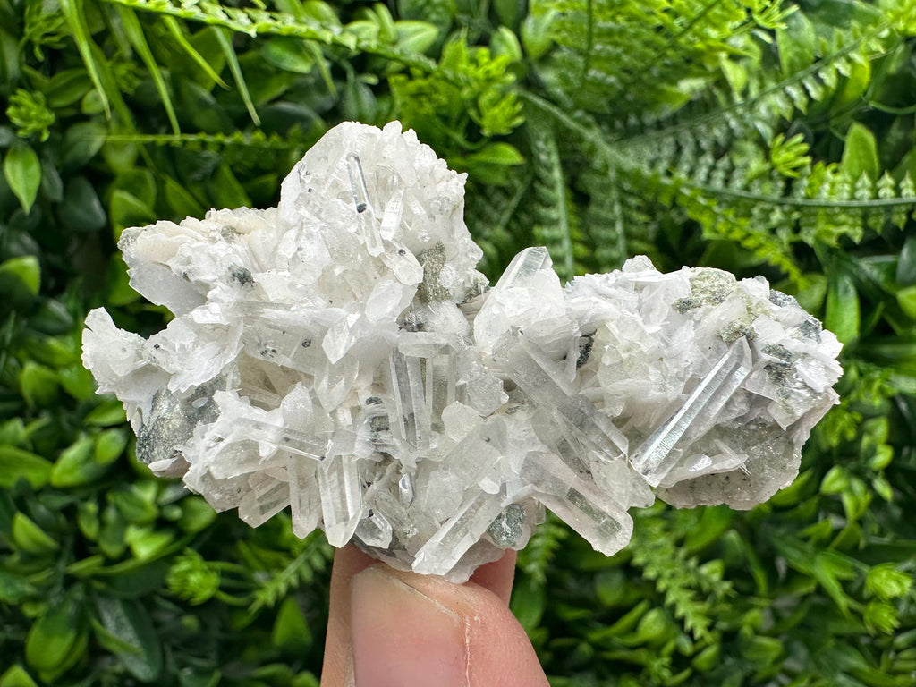 Calcite Quartz with Epidote on Matrix, Borieva Mine Bulgaria