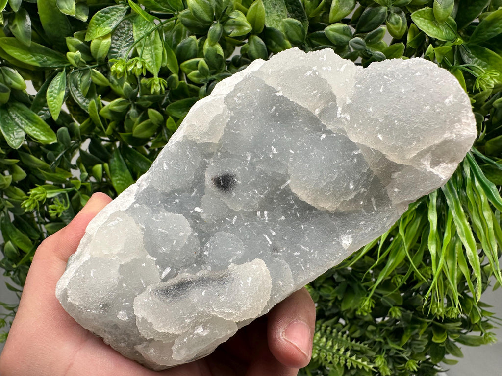 Natural Chalcedony Specimen, India Crystals, Home Decor