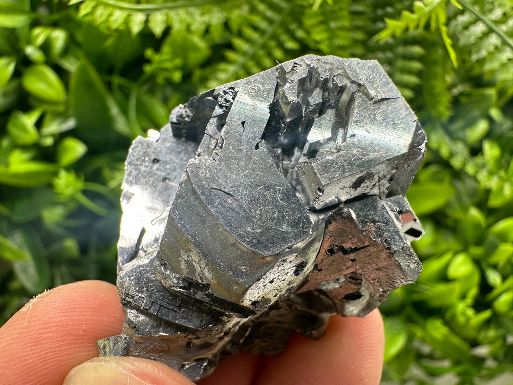 Galena on Sphalerite and Quartz, Borieva Mine Mineral Specimen
