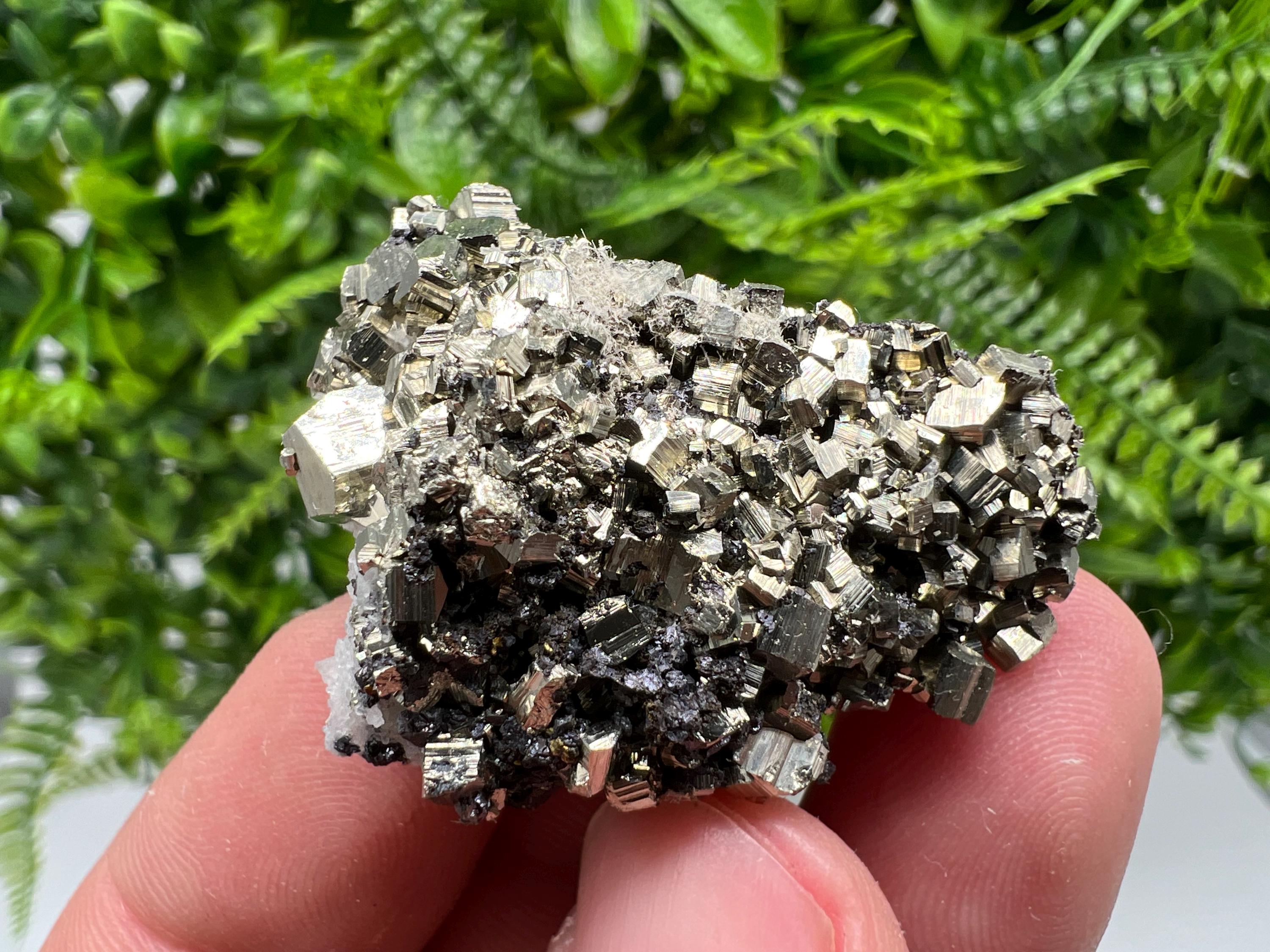 Golden Pyrite Sphalerite Mineral Specimen, Madan Bulgaria