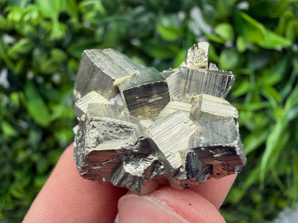 Rare Floating Pyrite Cluster, Fool’s Gold Crystal Decor
