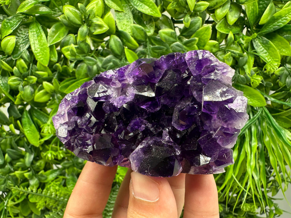 Uruguay Amethyst Crystal: Purple Quartz Home Decor, Energy Stone