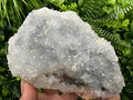Chlorite Chalcedony Quartz Cluster, Madan Bulgaria Mineral Specimen