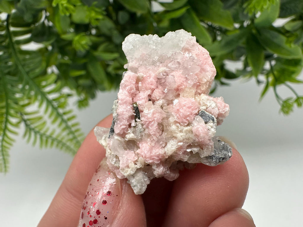 Pink Rhodochrosite Crystal: Starnica Mine, Bulgaria, Home Decor