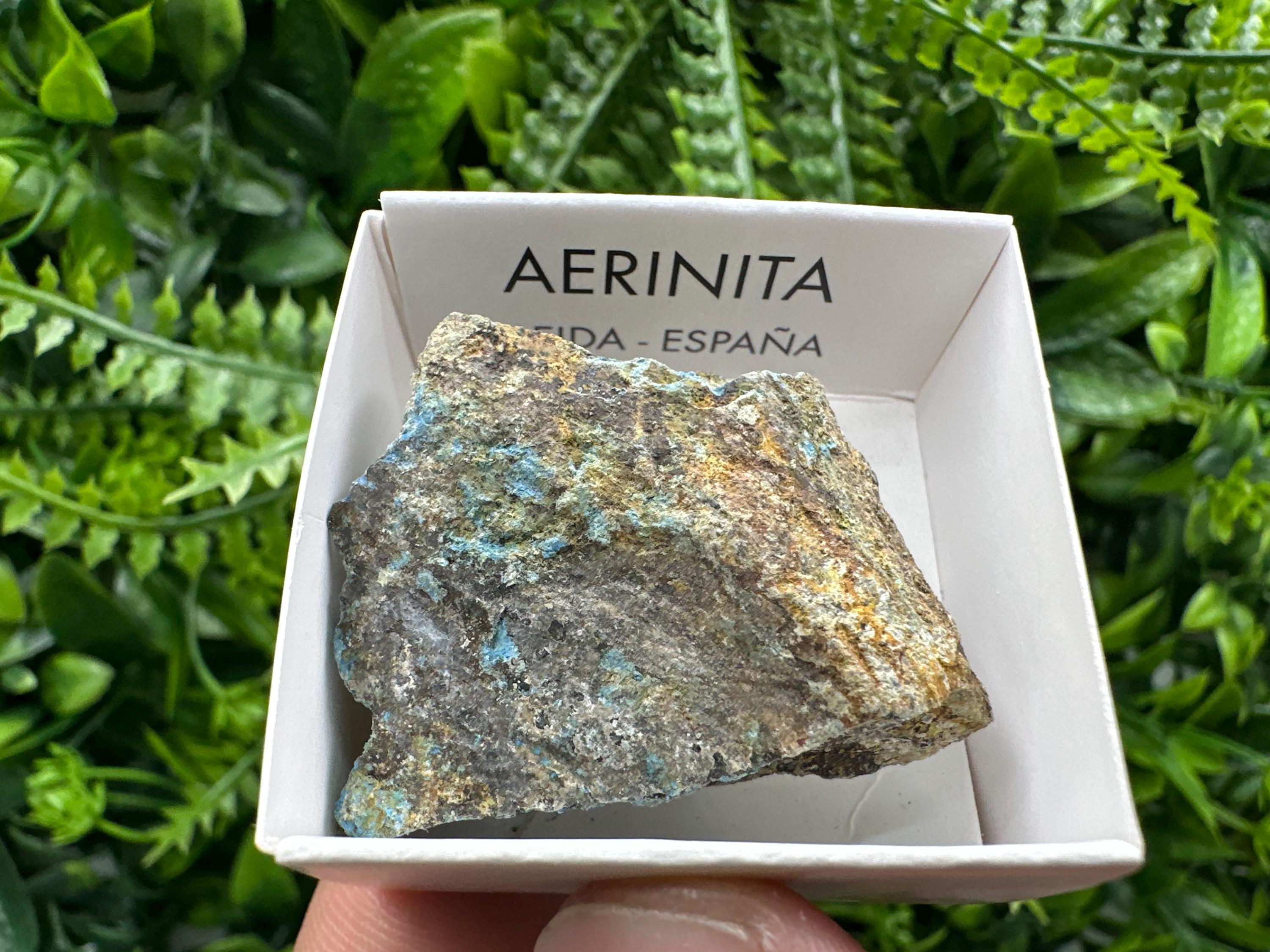 Rare Raw Aerinite Mineral Specimen, Lleida Spain Crystal