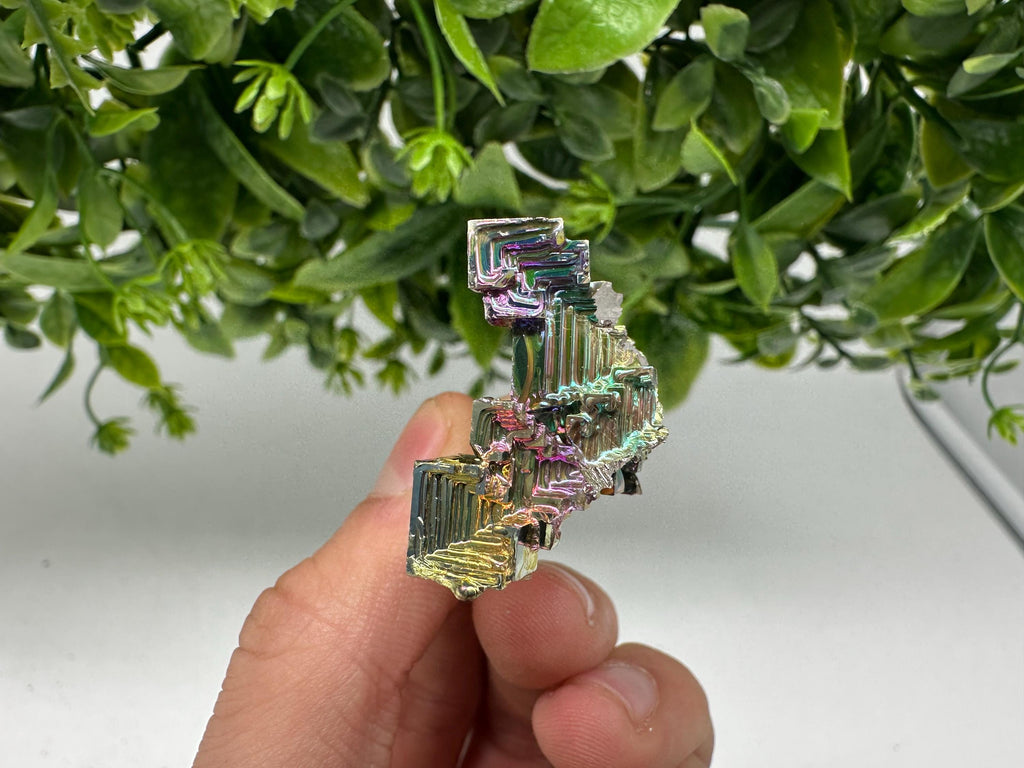 Rainbow Bismuth Crystal: Rare Gemstone Specimen,wholesale Bismuth