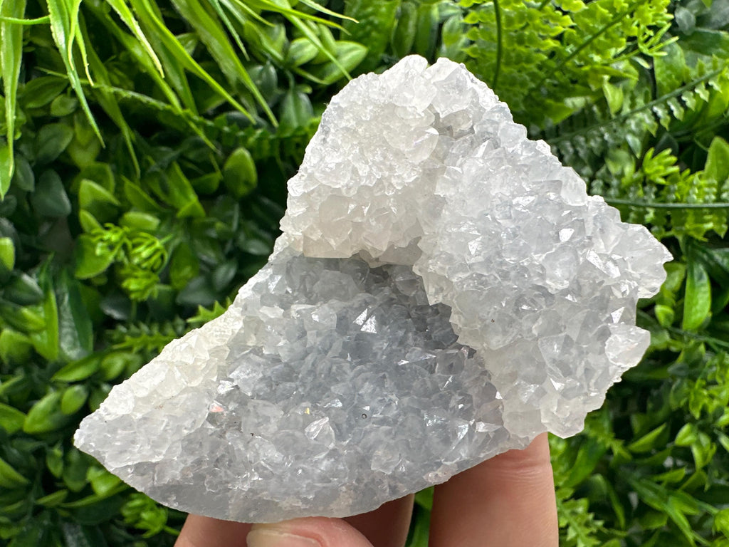 Chalcedony Specimen: Natural India Crystal, Home Decor (7/5.5/4 cm)