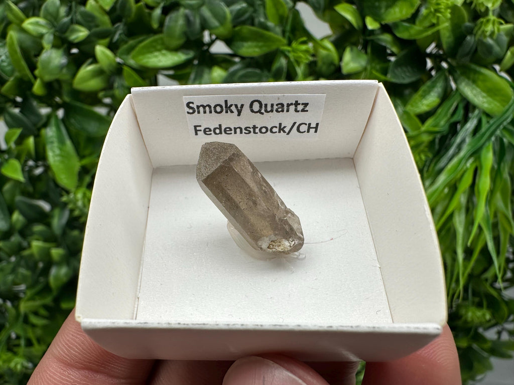 Rare Smoky Quartz Point, Fedenstock Switzerland Mineral Specimen