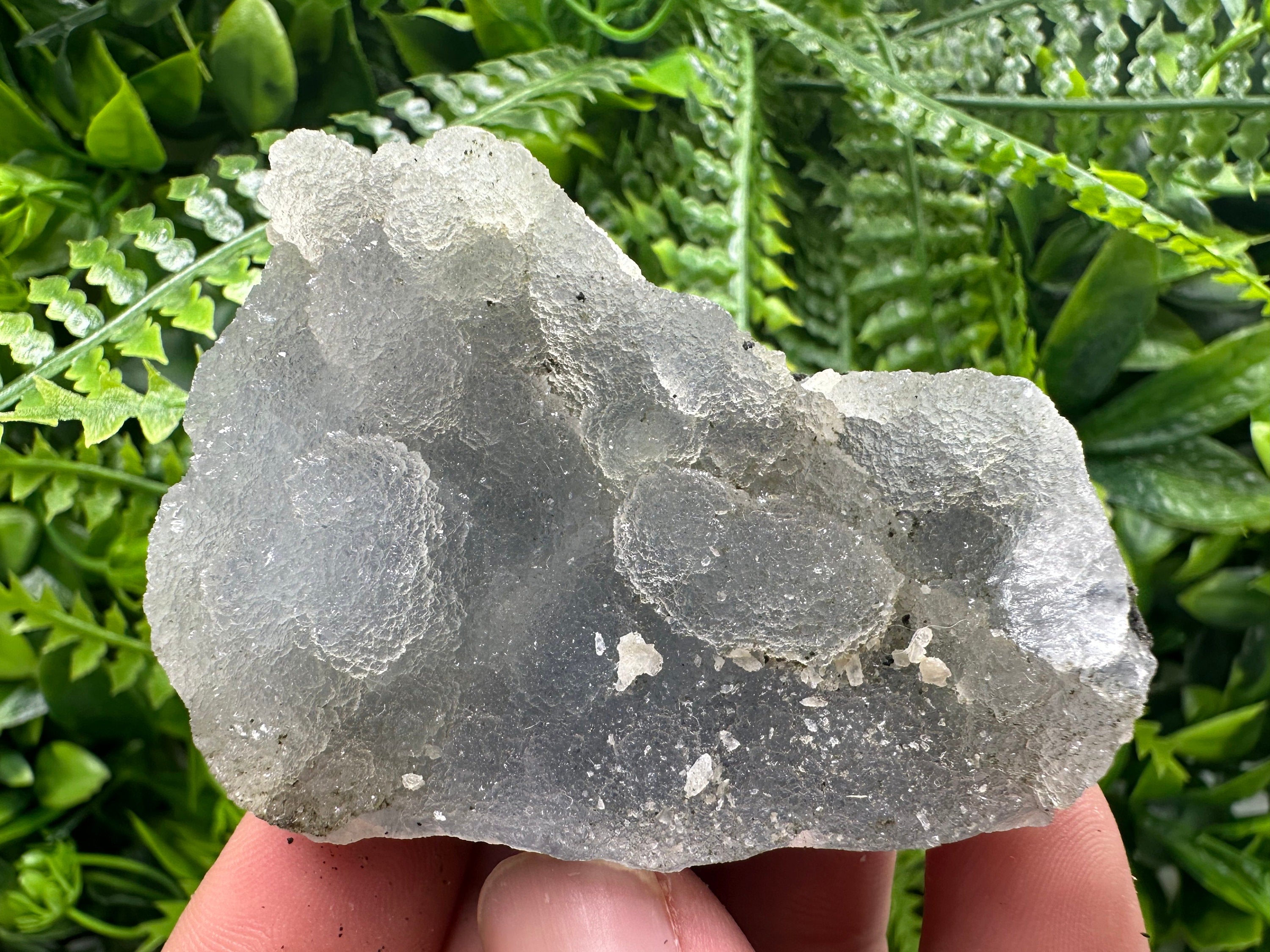 Natural Chalcedony Specimen: India Crystal Stone, Home Decor