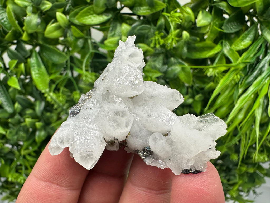 Chalcopyrite on Quartz, Krushev Dol Mine, Bulgaria, Mineral Specimen